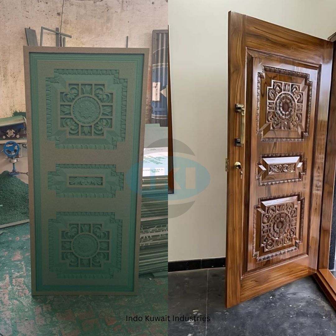 Carved Wooden Door By indo kuwait industries yamunanagar manufacturers