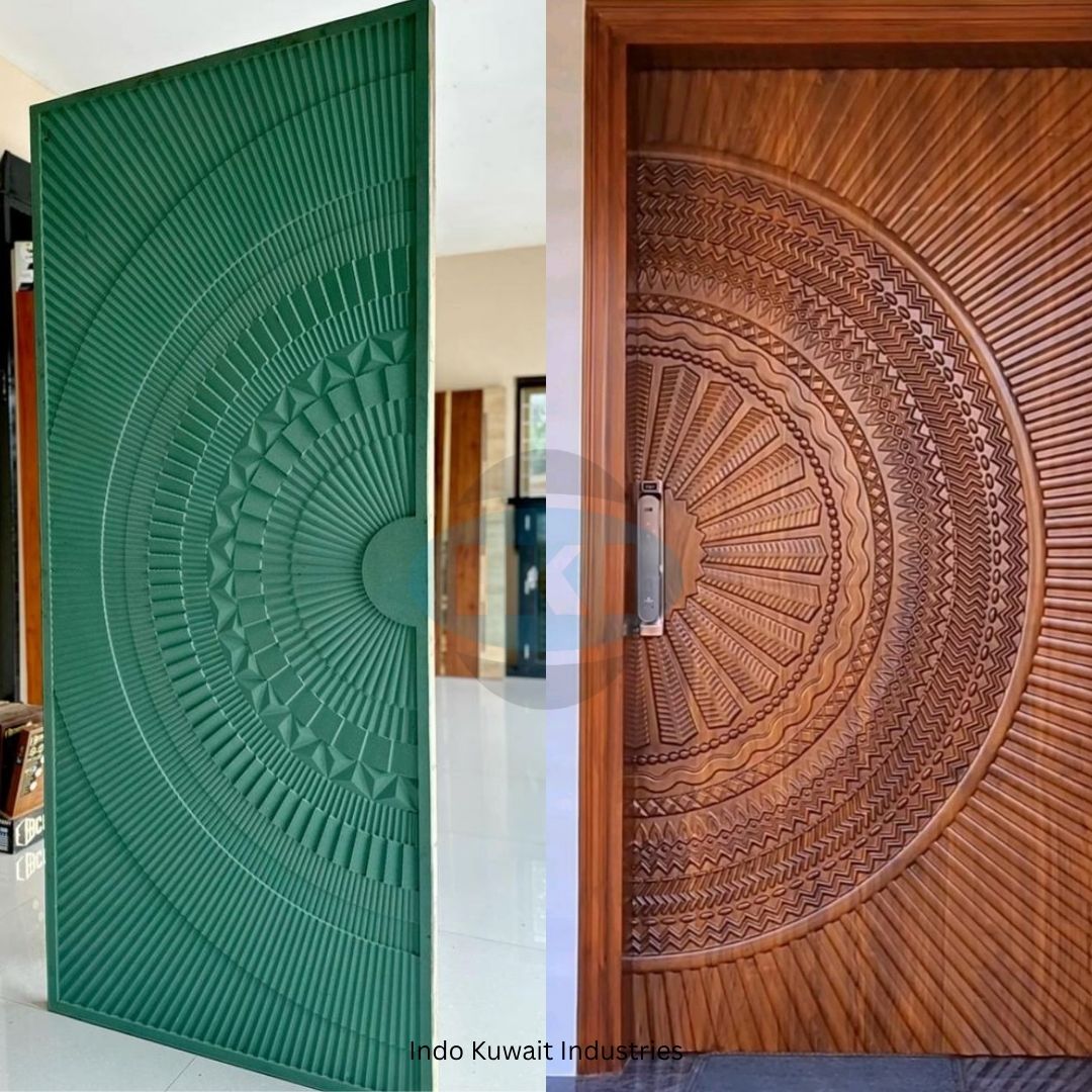 Carved Wooden Door By indo kuwait industries yamunanagar manufacturers