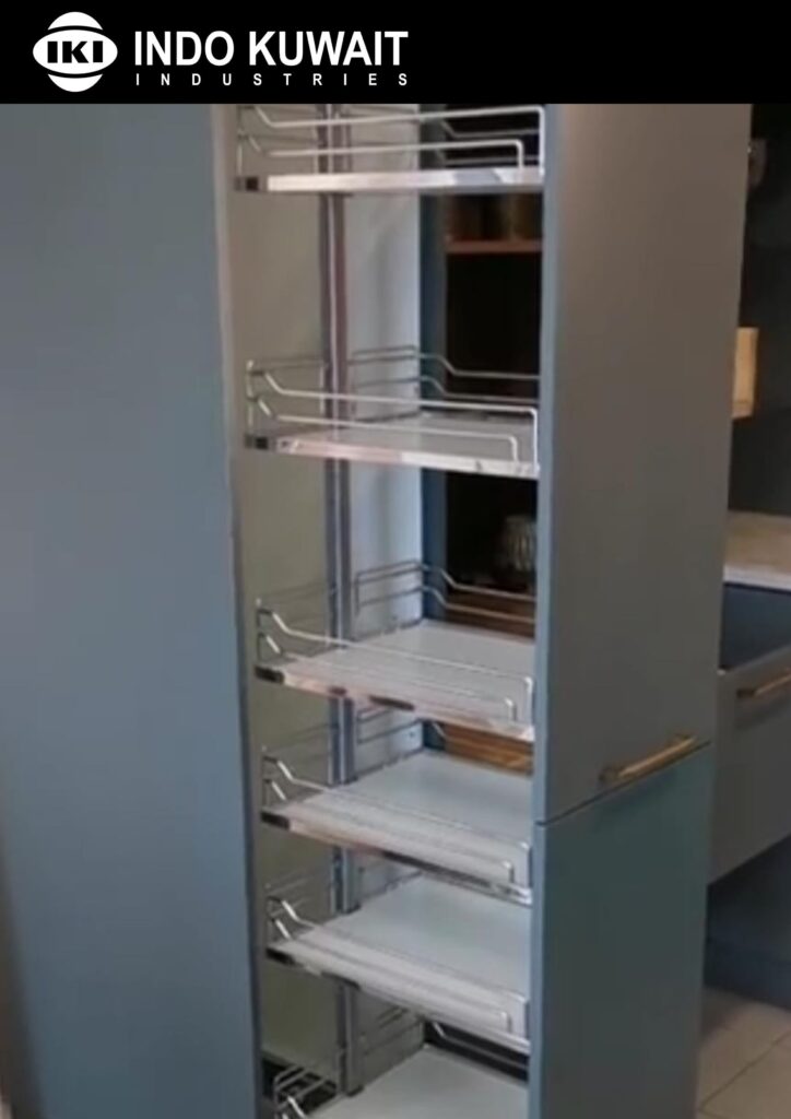 Pantry system for modular kitchen by IKI