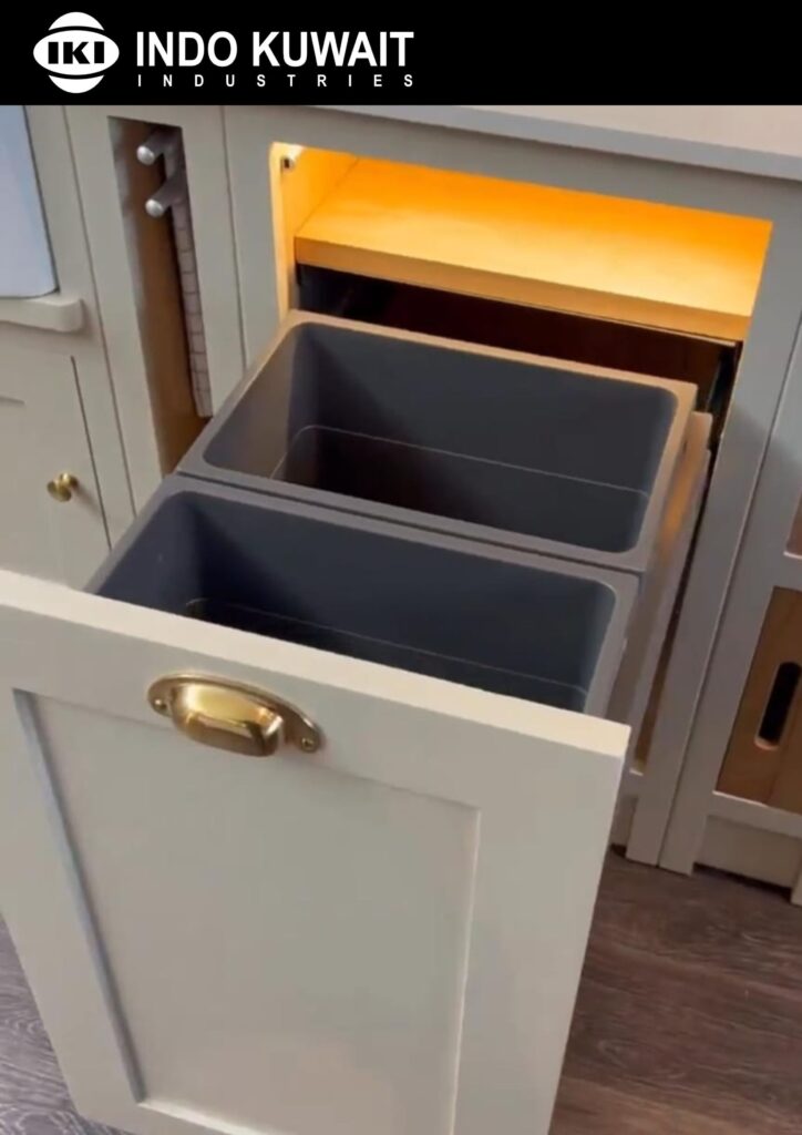 Hidden Dustbin For kitchen by IKI